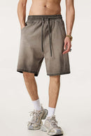 Heavyweight Washed Drawstring Active Shorts - Washed Coffee
