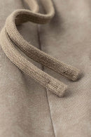 Washed Rolled-Hem Relaxed Shorts - Vintage Khaki