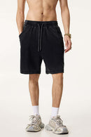 Reverse-Wash Gradient Sweat Shorts - Snowflake Wash