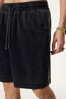 Reverse-Wash Gradient Sweat Shorts - Snowflake Wash