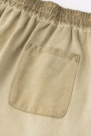 Reverse-Wash Gradient Sweat Shorts - Washed Khaki
