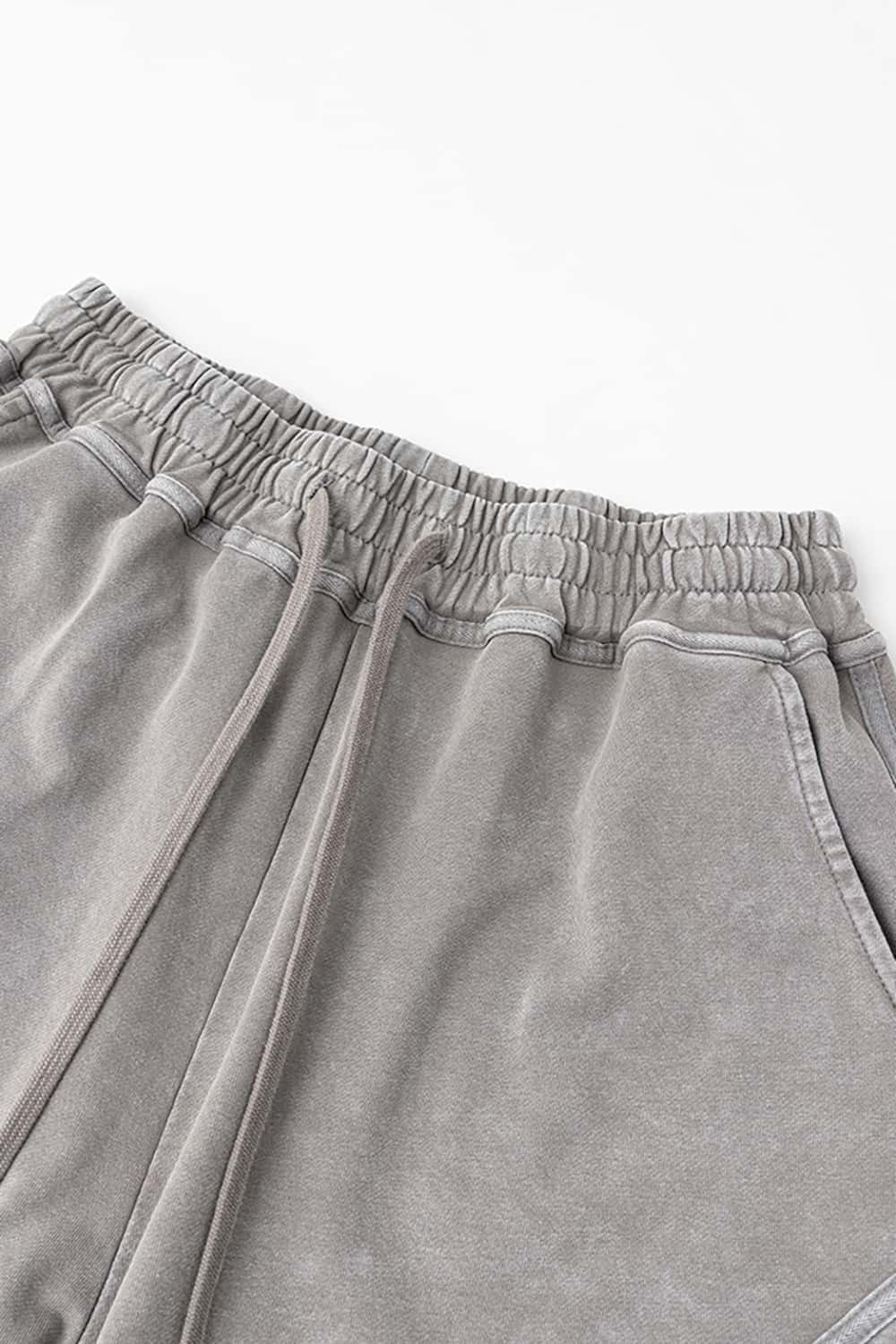 Casual Sports Shorts with Side Tape Detail