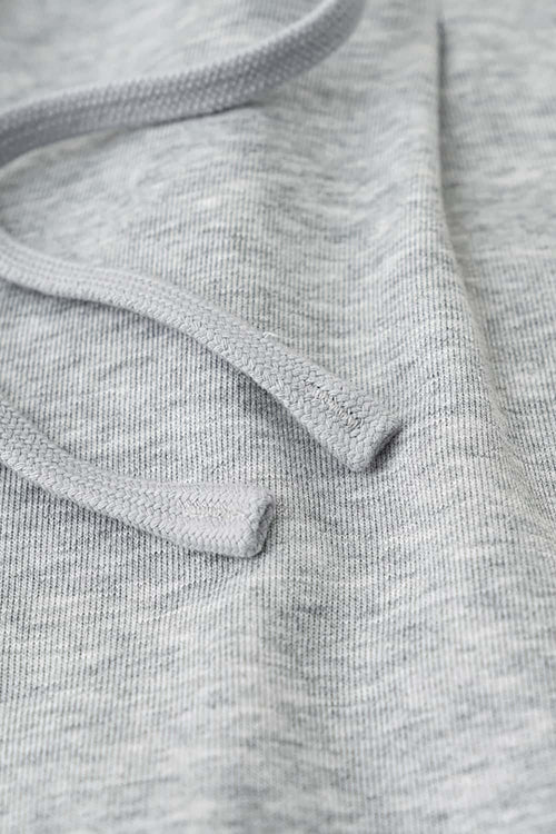 Panel-Waist Wide-Leg Sweatpants - Flower Gray