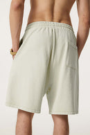 Heavyweight Washed Cotton Shorts - Gray Apricot