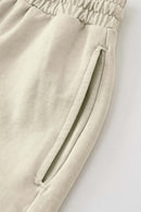 Heavyweight Washed Cotton Shorts - Gray Apricot