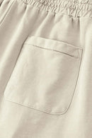 Heavyweight Washed Cotton Shorts - Gray Apricot