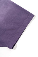 Gradient Vine Graphic Short-Sleeve Tee - Grape Purple