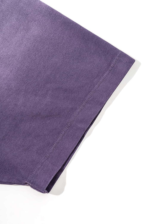 Gradient Vine Graphic Short-Sleeve Tee - Grape Purple