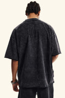 Vintage Washed Heavyweight Graphic Tee - Slate Black