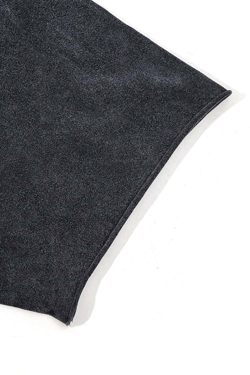 Vintage Washed Heavyweight Graphic Tee - Slate Black