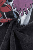 Vintage Washed Heavyweight Graphic Tee - Slate Black