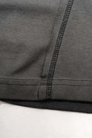 Washed Slim-Fit Graphic Tee - Dark Gray
