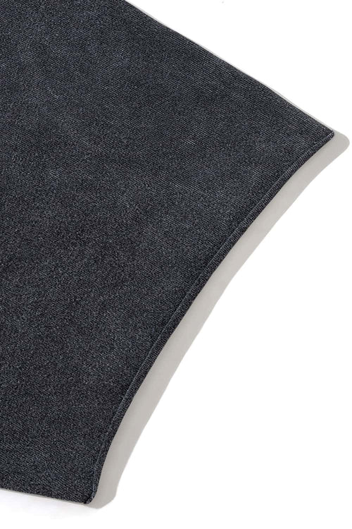Washed Cotton Freedom Graphic Tee - Slate Black