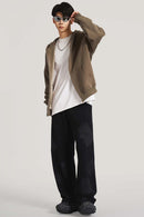 Ultra-Heavyweight Fleece Solid Hoodie - Camel