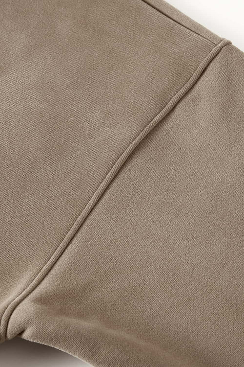 Ultra-Heavyweight Fleece Solid Hoodie - Camel