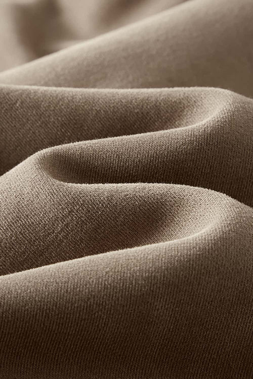 Ultra-Heavyweight Fleece Solid Hoodie - Camel