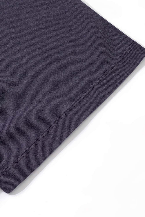 Heavyweight Snake Graphic Loose Tee - Grape Purple