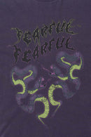 Heavyweight Snake Graphic Loose Tee - Grape Purple