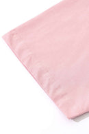 Offbeat Washed Graphic Tee - Pink