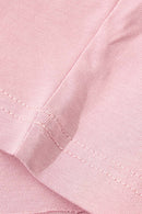 Offbeat Washed Graphic Tee - Pink