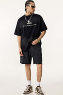 Heavyweight Embellished Graphic Tee - Vintage Black