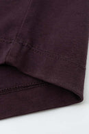 Heavyweight Embellished Graphic Tee - Vintage Purple