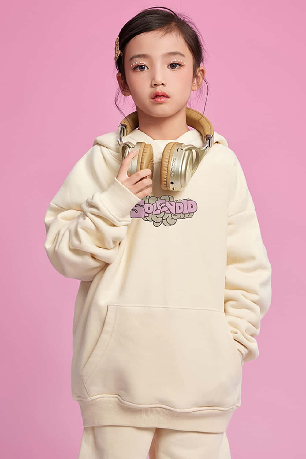 Loose Cartoon Print Hoodie - Cute and Quirky Pullover Sweatshirt