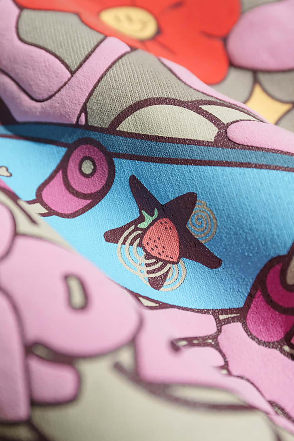 Loose Cartoon Print Hoodie - Cute and Quirky Pullover Sweatshirt