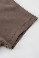 Essential Breathable Crewneck Tee - Coffee