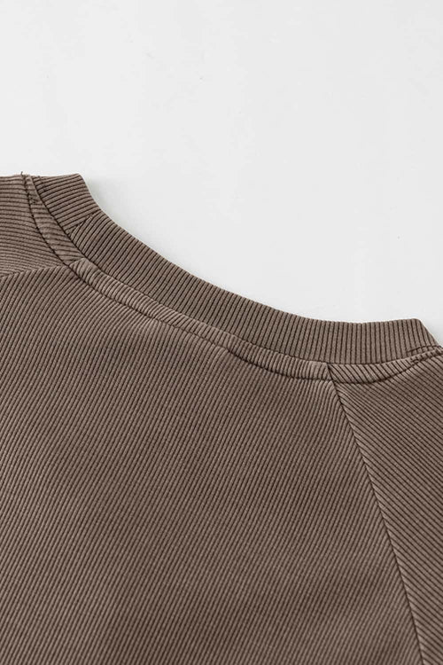 Essential Breathable Crewneck Tee - Coffee