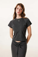 Essential Breathable Crewneck Tee - Dark Gray