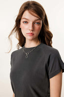 Essential Breathable Crewneck Tee - Dark Gray