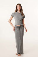 Essential Breathable Crewneck Tee - Medium Gray
