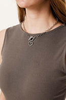 Stretch-Knit Slim-Fit Dress - Coffee