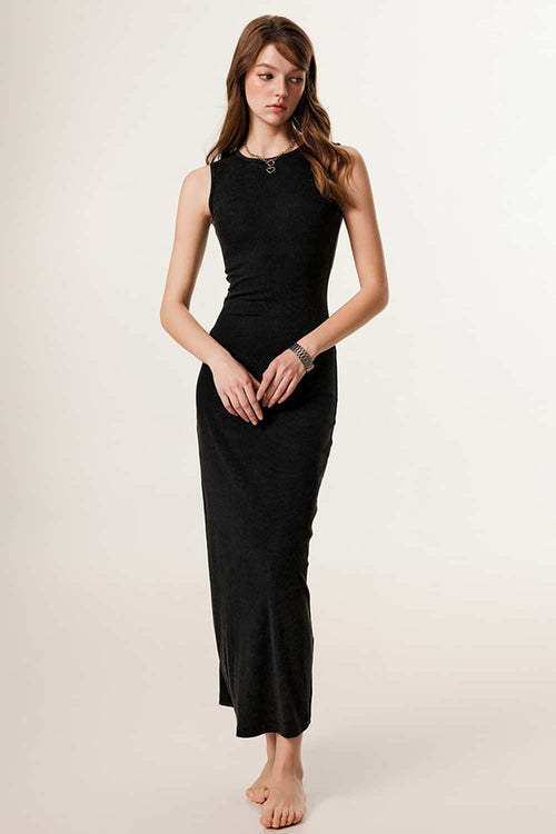 Stretch-Knit Slim-Fit Dress - Fried Snowflakes