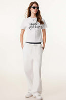 Cropped Heritage Cotton Tee - White