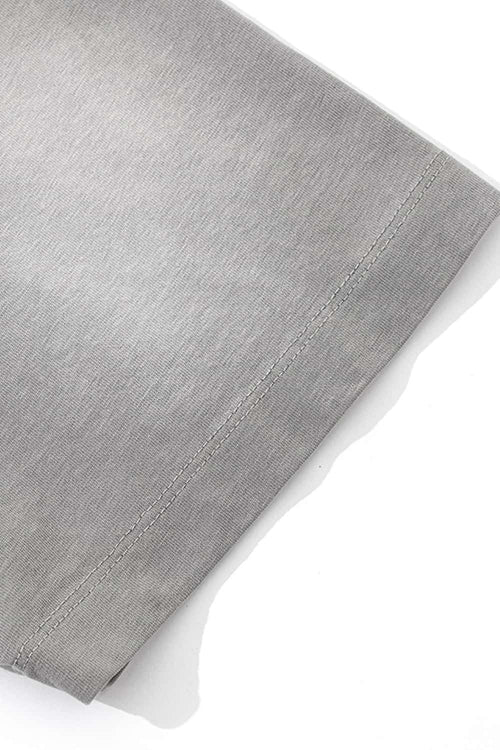Breathable Vintage Graphic Tee - Vintage Medium Gray