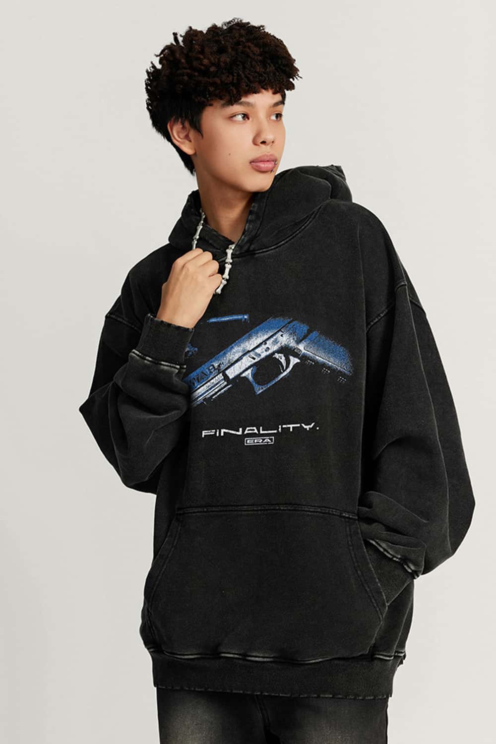 Heavyweight 420G Vintage Washed Pullover Hoodie