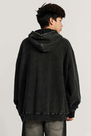 Vintage Heavyweight Distressed Hoodie - Fried Snowflakes