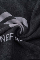 Distressed Washed Graphic Hoodie - Fried Snowflakes