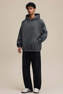 Heavyweight Premium Fleece Pullover Hoodie - Dark Gray