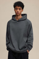 Heavyweight Premium Fleece Pullover Hoodie - Dark Gray