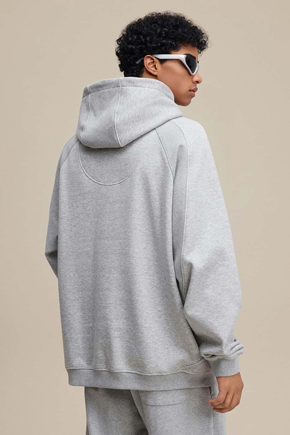 Heavyweight Fleece-Lined Crescent Seam Hoodie