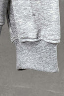 Heavyweight Premium Fleece Pullover Hoodie - Flower Gray