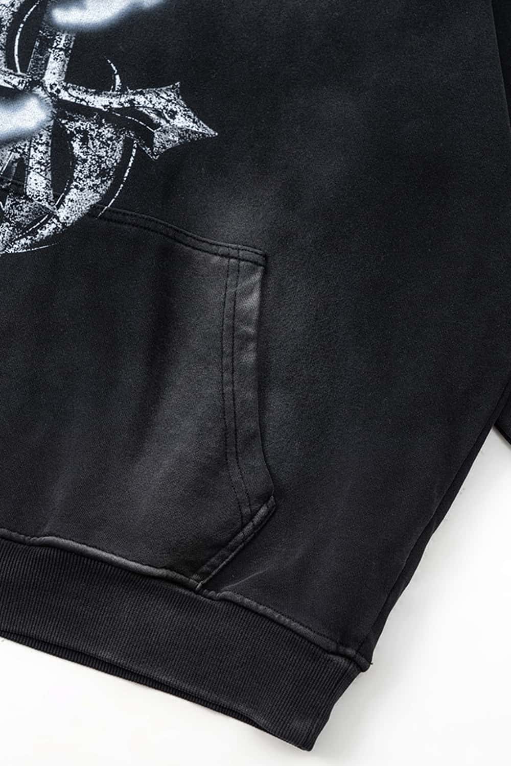 Washed Heavyweight Metal Graphic Hoodie