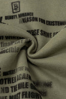 Premium Heavyweight Graphic Fleece Hoodie - Gray Camel