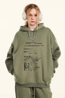 Premium Heavyweight Graphic Fleece Hoodie - Gray Camel