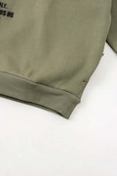 Premium Heavyweight Graphic Fleece Hoodie - Gray Camel