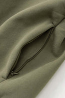 Premium Heavyweight Graphic Fleece Hoodie - Gray Camel