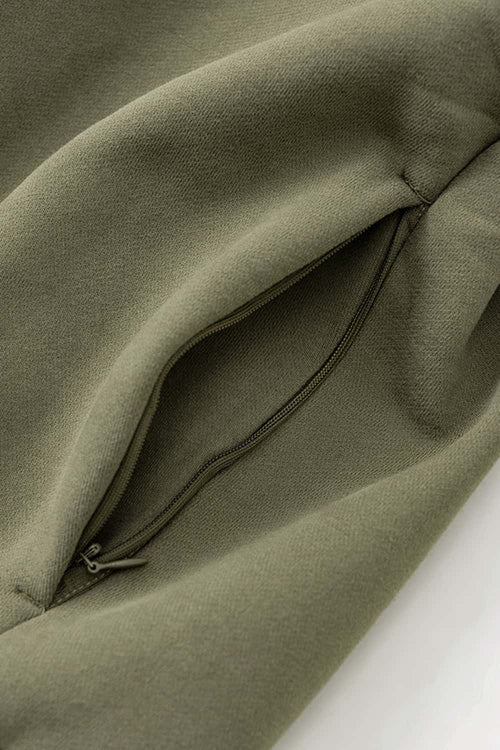 Premium Heavyweight Graphic Fleece Hoodie - Gray Camel